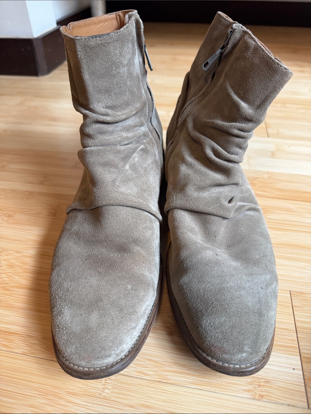 John Varvatos Tan Leather Men's Boots